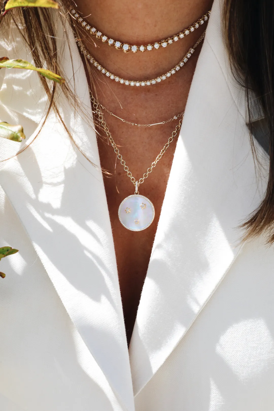mother_of_pearl_star_trio_3.webp Mama Bijoux Mother of Pearl Star Trio Medallion Charm Outlet