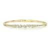 Mama Bijoux Multi Cut Diamond Flexible Bangle Clearance