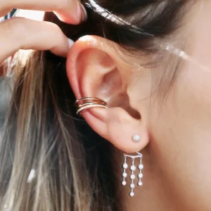 Mama Bijoux Oh You Fancy Diamond Stud Earring Jacket Fashion