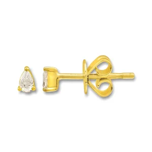 Mama Bijoux Pear Shaped Mini Diamond Stud Outlet