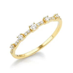 Mama Bijoux Petite Pavé Station Ring Outlet