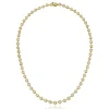 Mama Bijoux Pillowy Bezeled Diamond Tennis Necklace Best