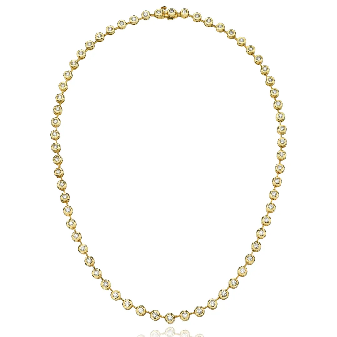 pillowy_bezeled_diamond_t_0.webp Mama Bijoux Pillowy Bezeled Diamond Tennis Necklace Best