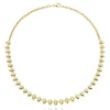 Mama Bijoux Pillowy Teardrop Diamond & Chain Tennis Necklace Hot