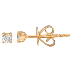 Mama Bijoux 4 prong Mini Diamond Stud Earrings Sale