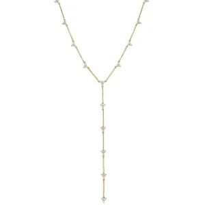 Mama Bijoux "The Catherine" Diamond Trio Y Necklace Outlet