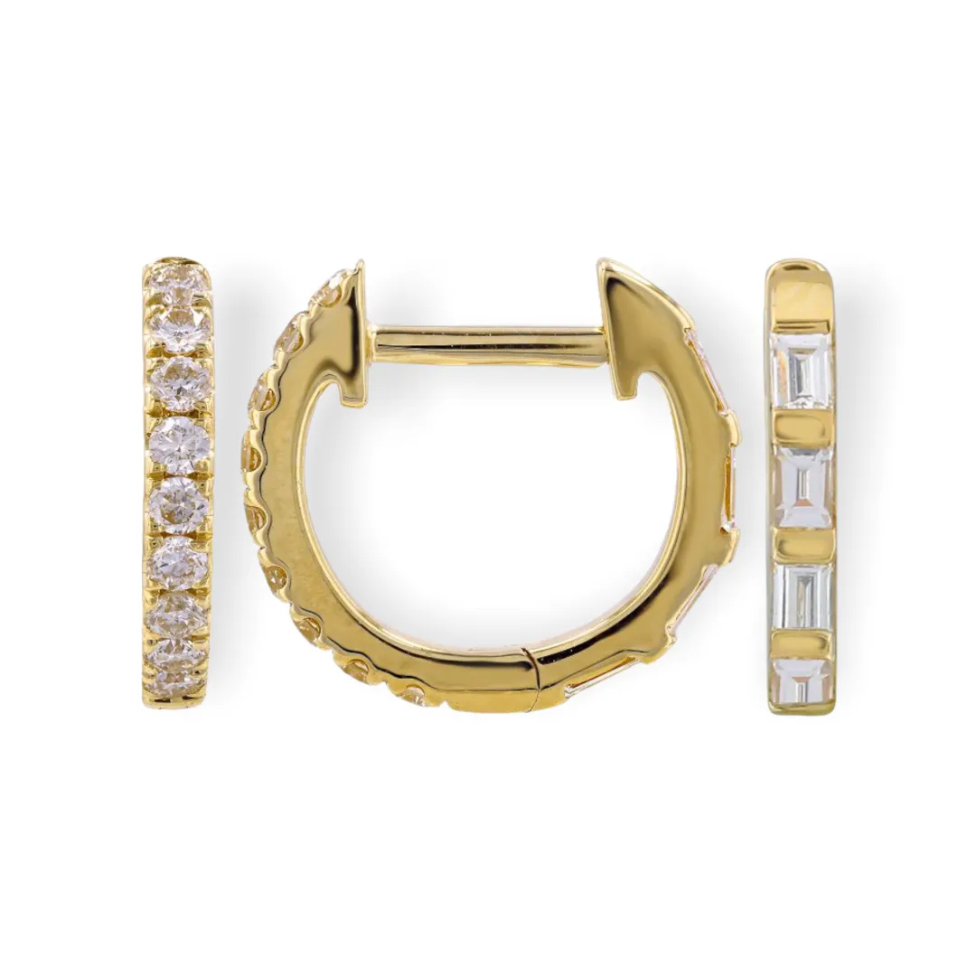 reversible_baguette_amp_r_0.webp Mama Bijoux Reversible Baguette & Round Diamond Classic Huggies Outlet