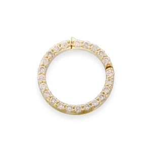Mama Bijoux Round Diamond Charm Enhancer Hot