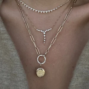 Mama Bijoux Round Diamond Charm Enhancer Hot
