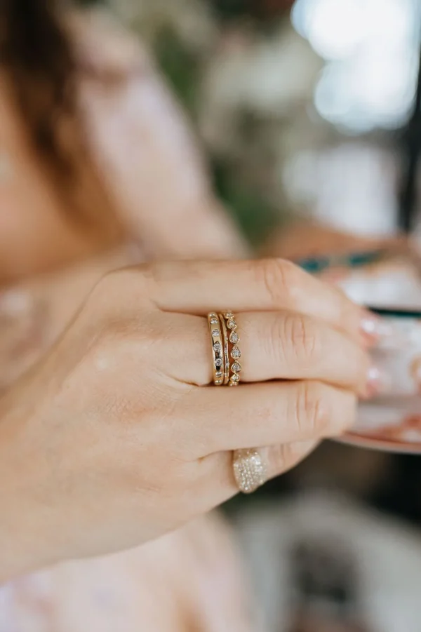 Mama Bijoux Round Diamond Pear Set Ring Best