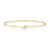 Mama Bijoux Round Wire Small Diamond Bangle Sale
