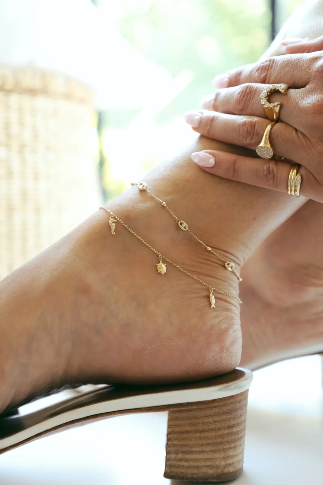 seaside_charm_anklet_2.webp Mama Bijoux Seaside Charm Anklet New