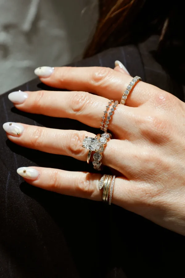 Mama Bijoux Shared Prong Diamond Ring Outlet