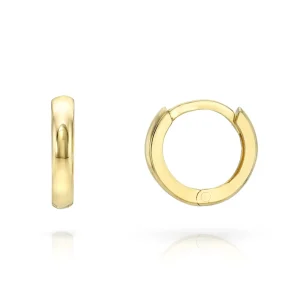 Mama Bijoux Solid Gold Huggies Best
