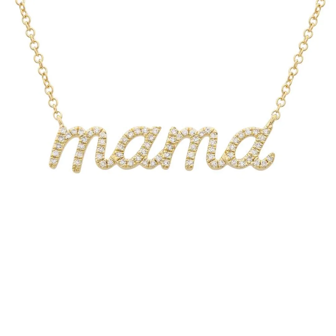 sweet_cursive_mama_diamon_0.webp Mama Bijoux Sweet Cursive Mama Diamond Necklace Hot