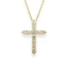 Mama Bijoux The Perfect Diamond Cross Necklace Hot