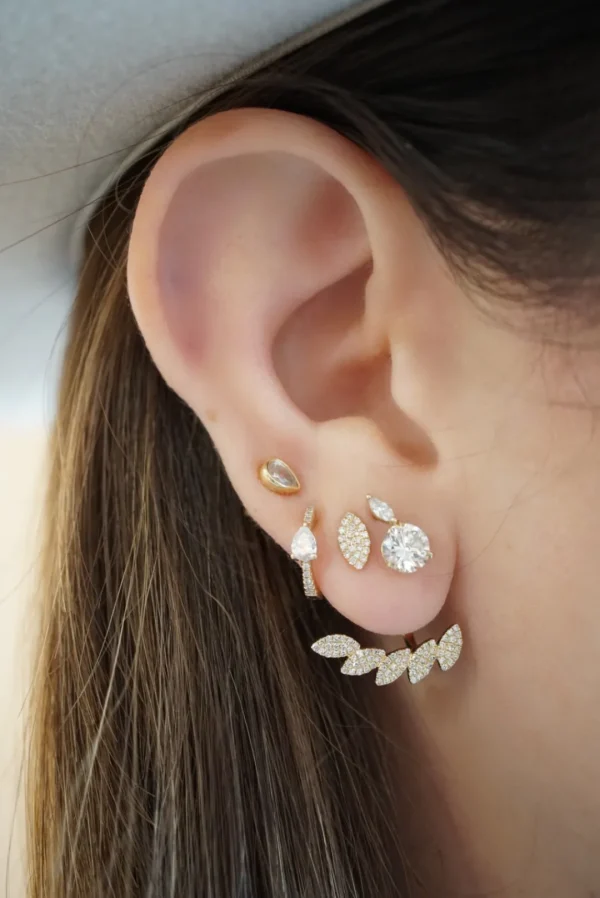 Mama Bijoux 1.52 Total Weight Diamond Stud Earrings Discount