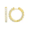 Mama Bijoux U Deserve Diamond Hoops Clearance