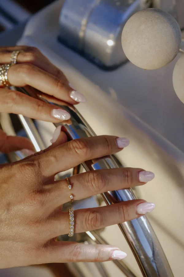 Mama Bijoux U Set Diamond Eternity Band Fashion
