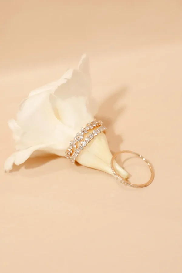 Mama Bijoux U Set Diamond Half Band (Larger Diamonds) Outlet