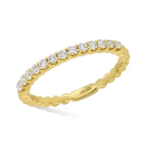 Mama Bijoux U Set Half Diamond Half Gold Bead Band Hot
