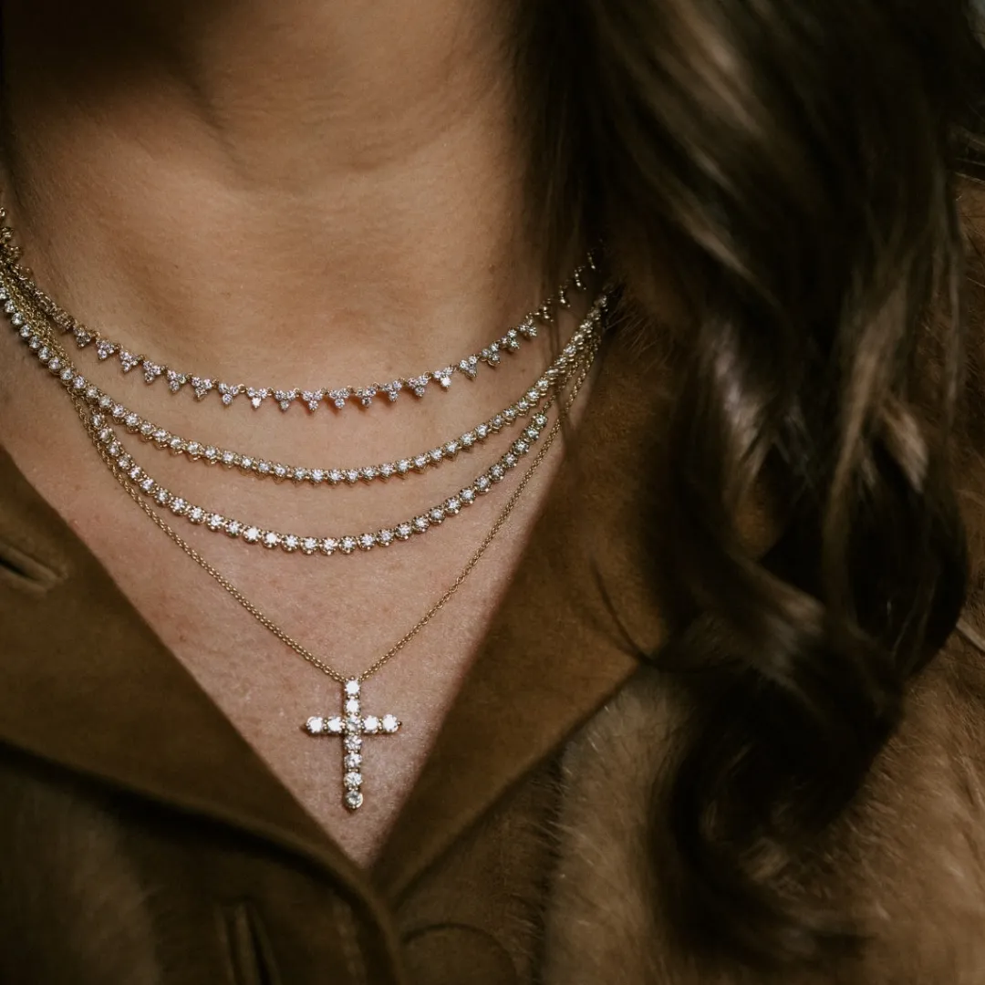 your_forever__carat_diamo_1.webp Mama Bijoux Your Forever 1 Carat Diamond Cross Necklace Hot